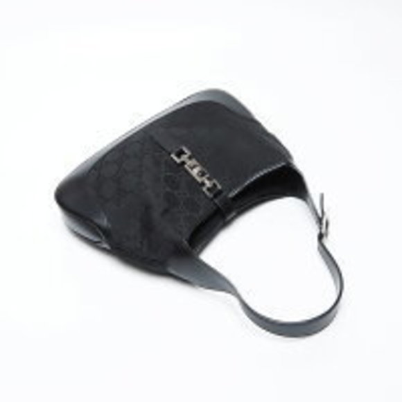 GUCCI GG canvas Jackie Handbag black - Picture 9 of 12